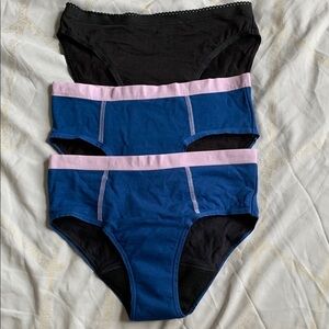 NWOT Kids Blue and Black Bottoms Set
